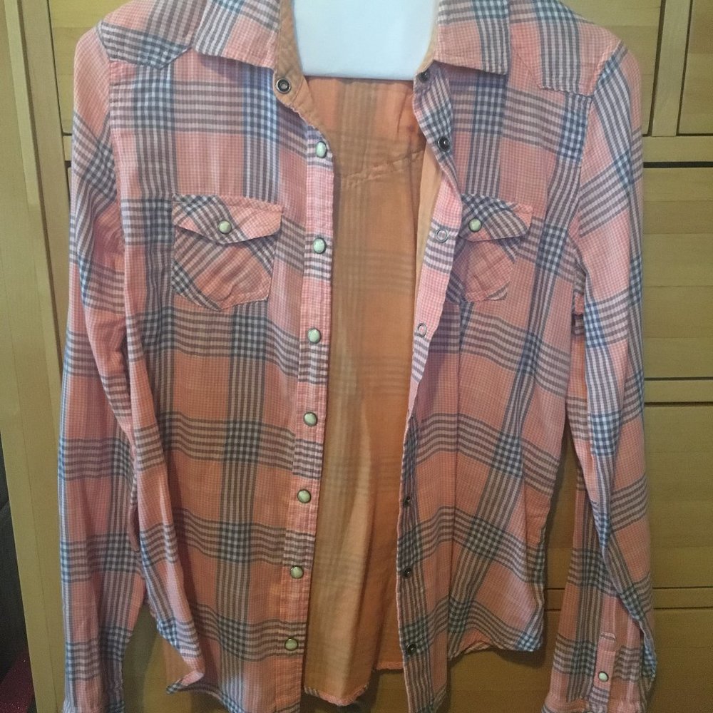 American Eagle Outfitters orange button down